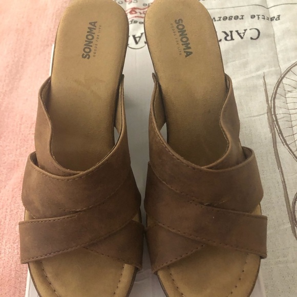 Sandals slip on with heel​ - Picture 3 of 8